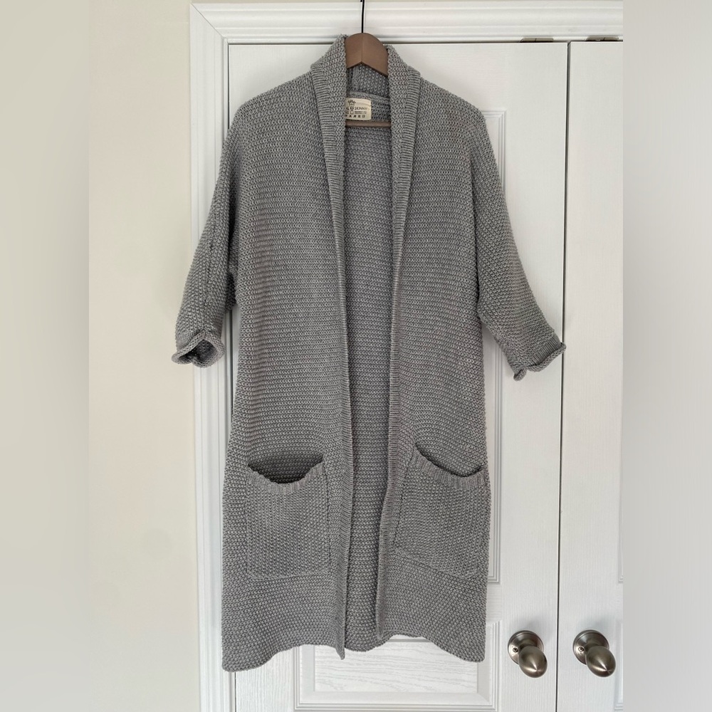 Shop the Skinny Erinn Cardigan - Grey